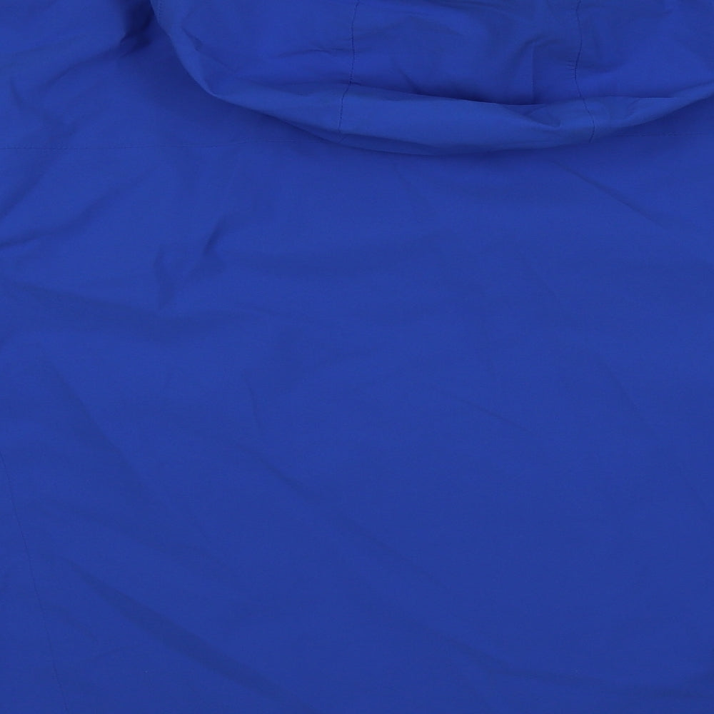 Marks and Spencer Mens Blue Rain Coat Coat Size M Zip