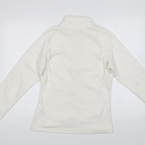 Marks and Spencer Womens Ivory Jacket Size 8 Zip