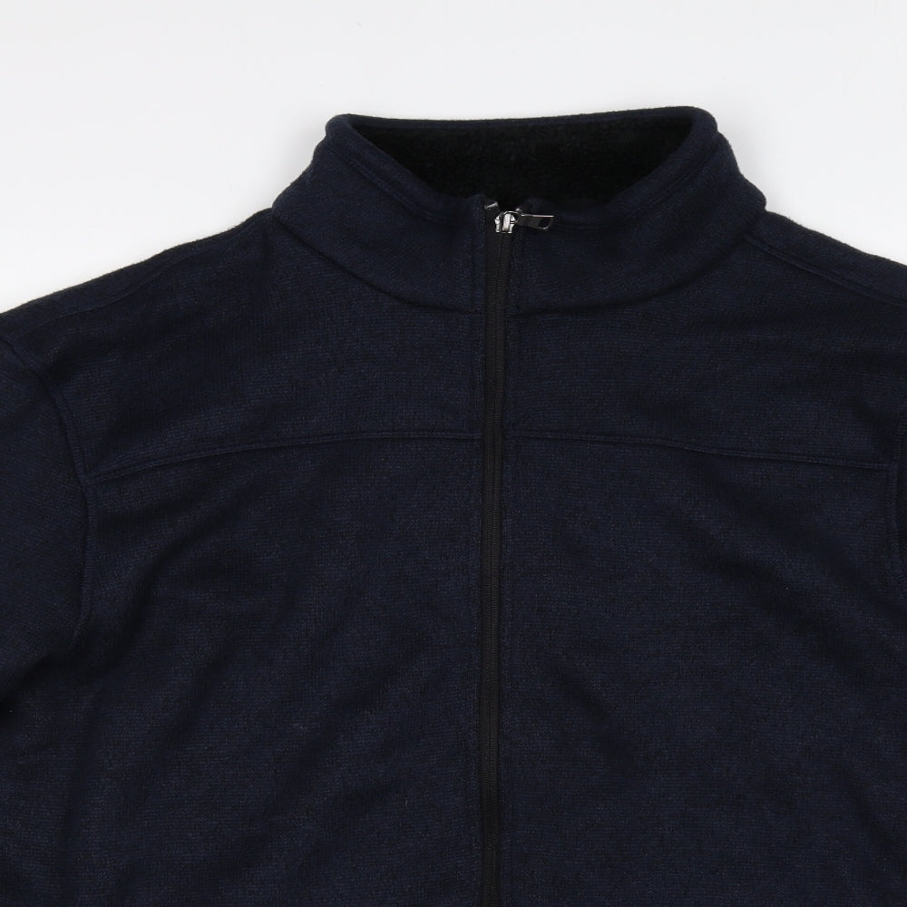 Marks and Spencer Mens Blue Jacket Size 2XL Zip
