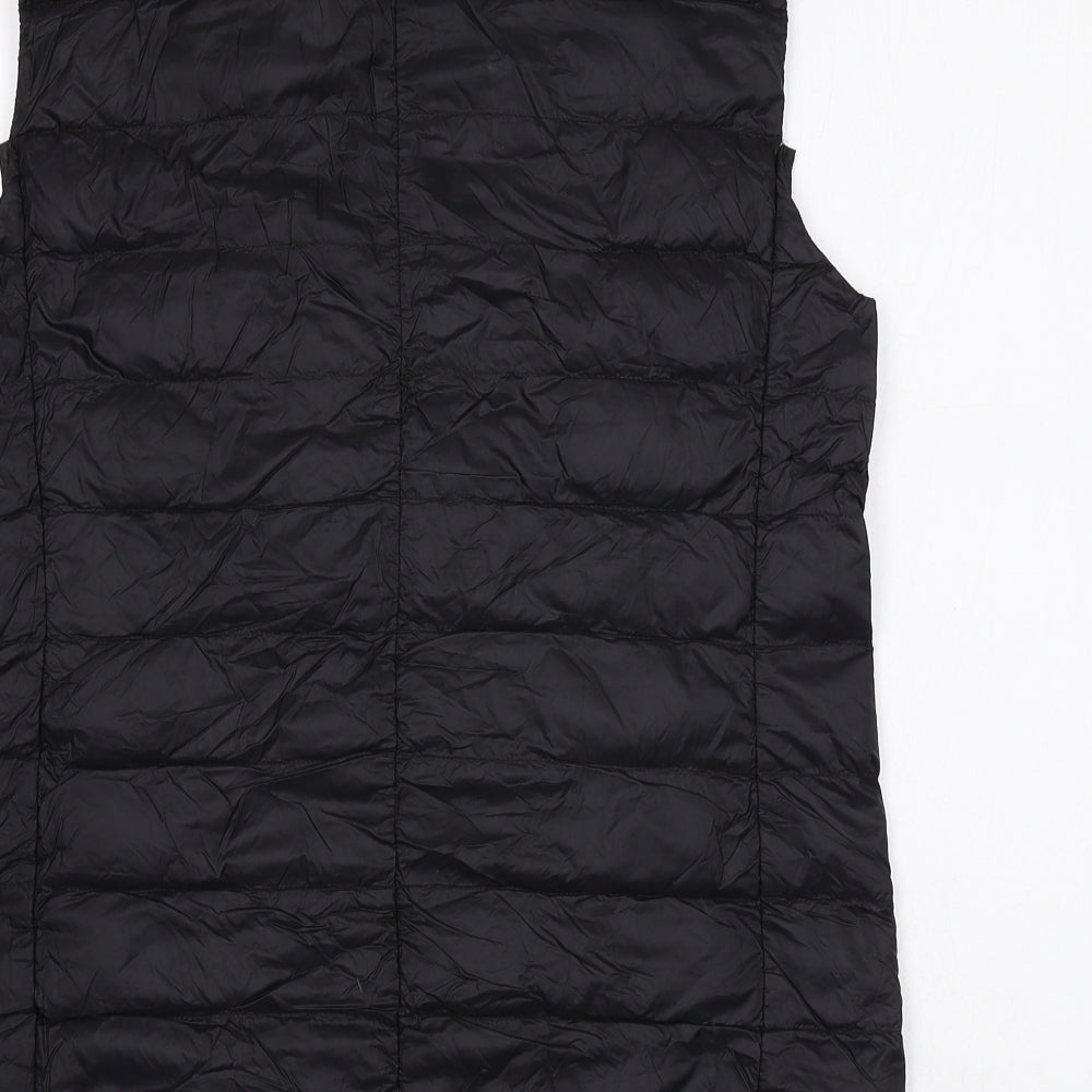 Marks and Spencer Womens Black Gilet Jacket Size 10 Zip