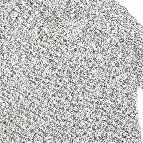 George Womens Grey Boat Neck Polyester Pullover Jumper Size 12