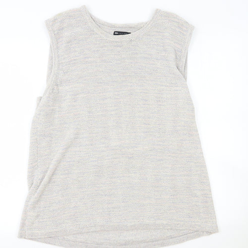 ASOS Womens Multicoloured Polyester Basic Tank Size XL Round Neck