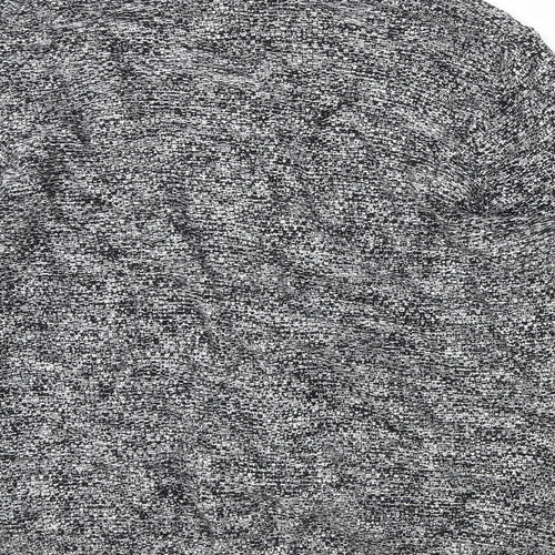 Marks and Spencer Mens Grey V-Neck Cotton Cardigan Jumper Size L
