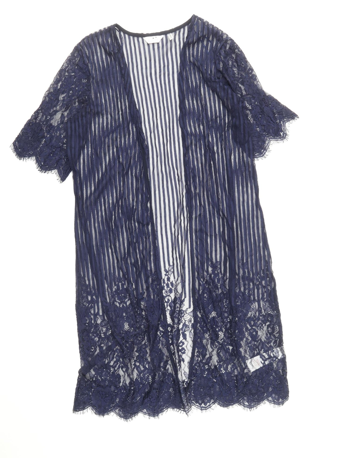 Julipa Womens Blue Polyamide Tunic Blouse Size 16 V-Neck