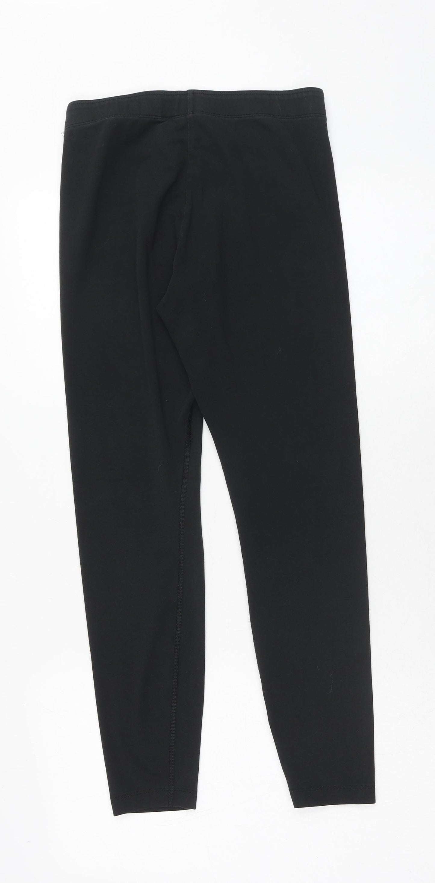 Nike Womens Black Cotton Jogger Leggings Size M