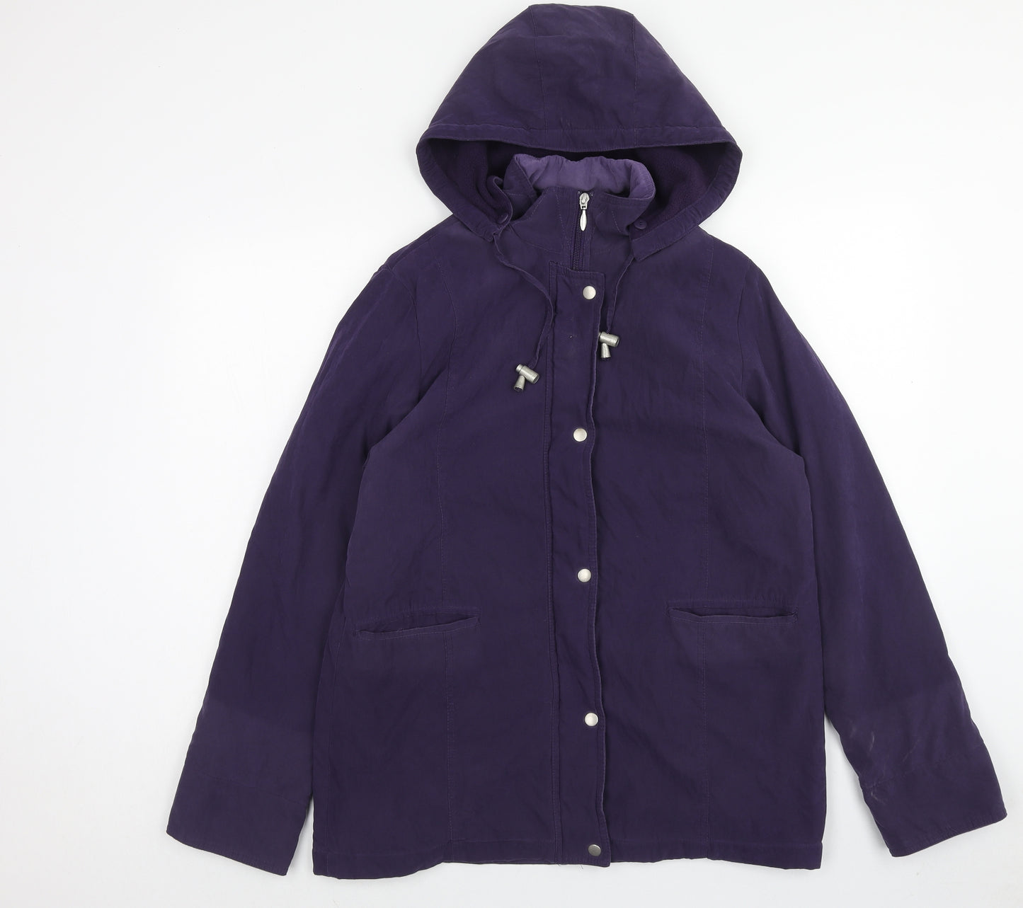 EWM Womens Purple Jacket Size 12 Zip