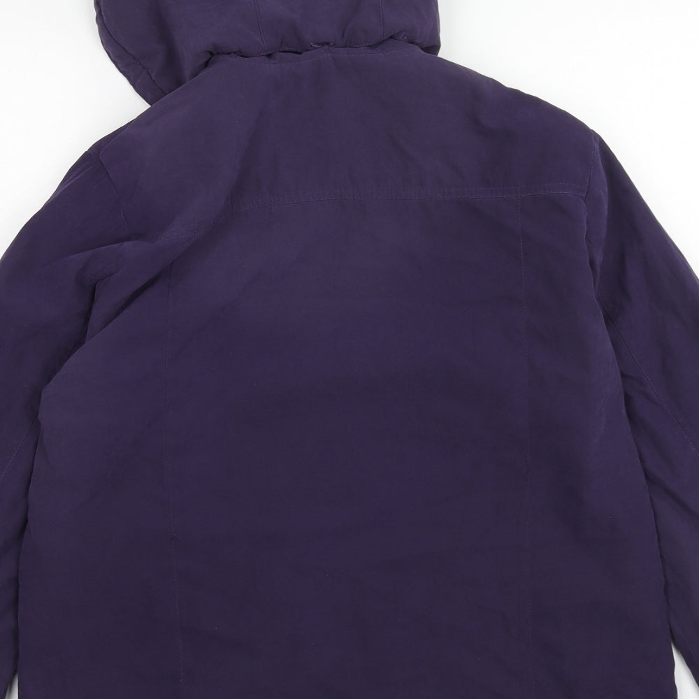EWM Womens Purple Jacket Size 12 Zip