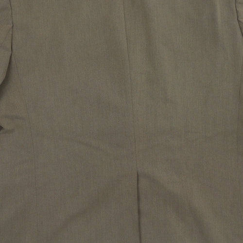 NEXT Mens Brown Polyester Jacket Blazer Size 42