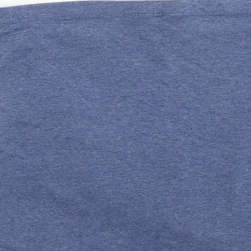 H&M Womens Blue Polyester Bandage Skirt Size M