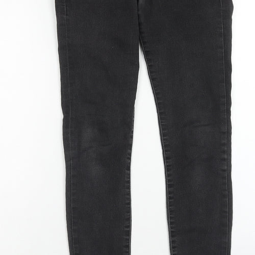 H&M Womens Black Cotton Skinny Jeans Size 27 in L32 in Regular Zip