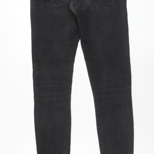 H&M Womens Black Cotton Skinny Jeans Size 27 in L32 in Regular Zip