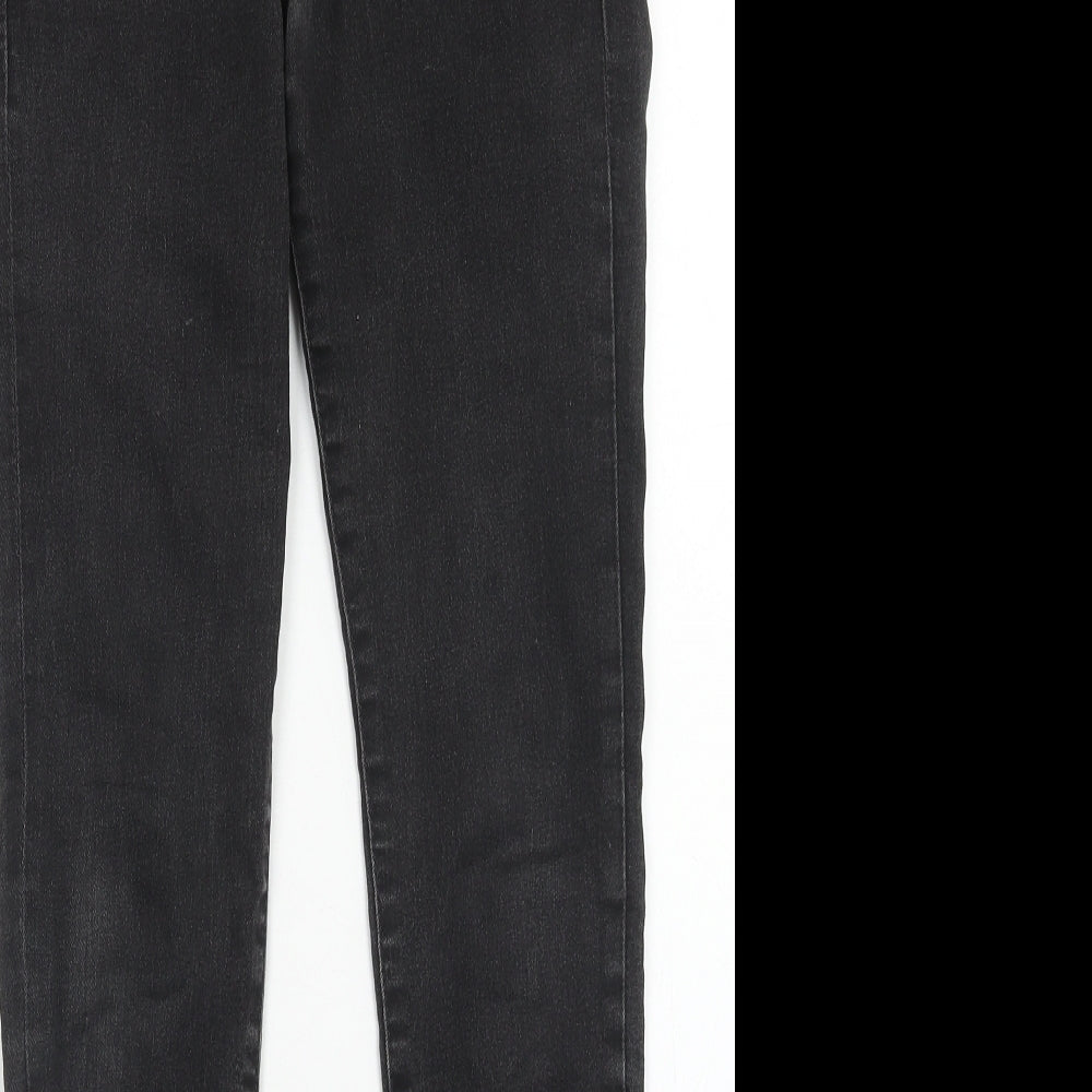 H&M Womens Black Cotton Skinny Jeans Size 27 in L32 in Regular Zip