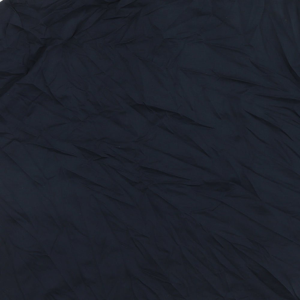 Autograph Mens Blue Cotton Polo Size 3XL Collared Button