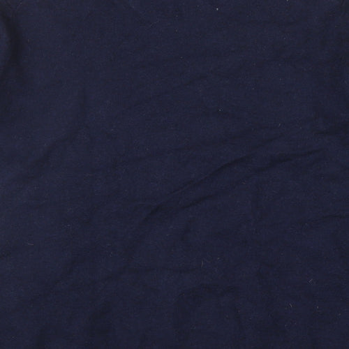 Ted Baker Womens Blue V-Neck Wool Pullover Jumper Size S