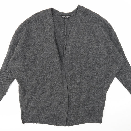 Dorothy Perkins Womens Grey V-Neck Acrylic Cardigan Jumper Size XS