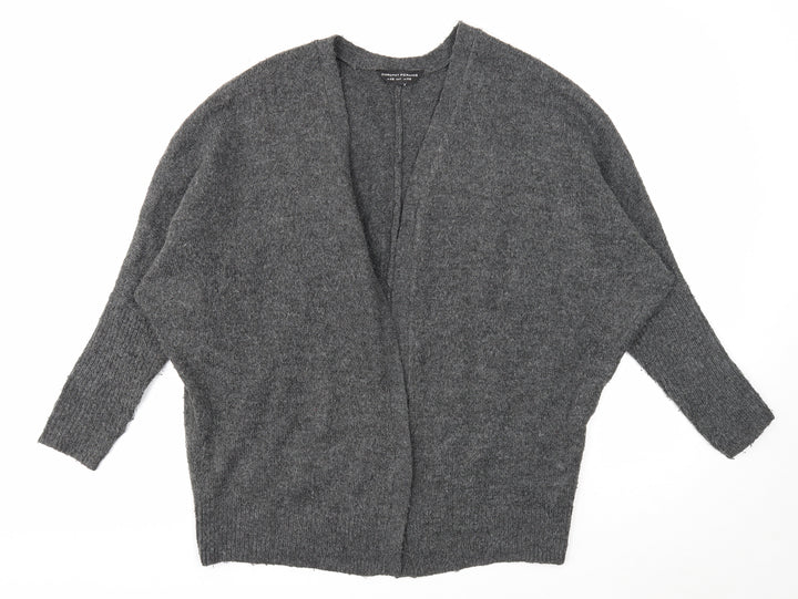 Dorothy Perkins Womens Grey V-Neck Acrylic Cardigan Jumper Size XS