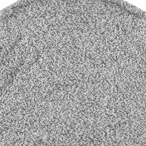 Damart Womens Grey V-Neck Acrylic Cardigan Jumper Size 8