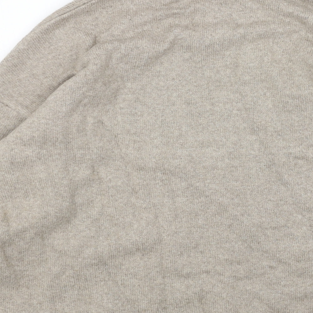 Forever New Womens Beige Roll Neck Wool Pullover Jumper Size S