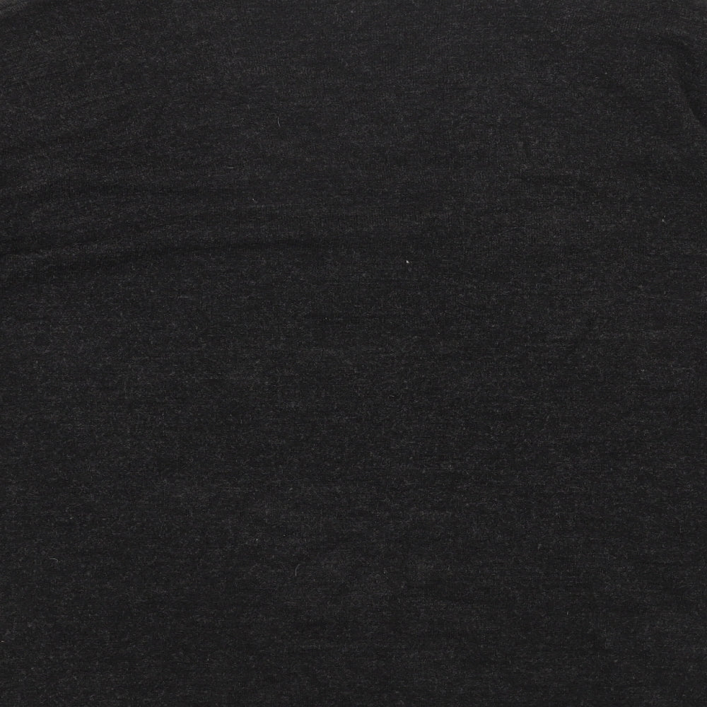 Marks and Spencer Mens Brown V-Neck Acrylic Pullover Jumper Size XL