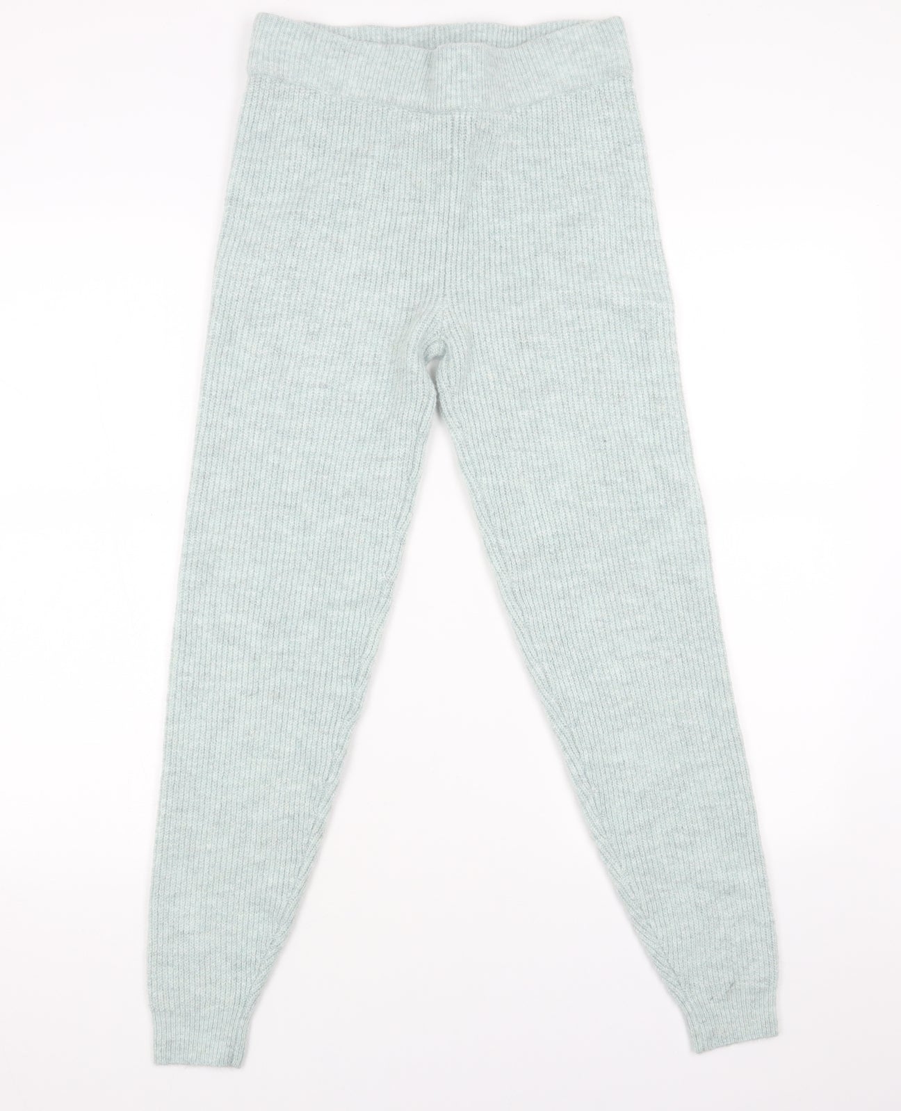 TU Womens Grey Acrylic Jogger Trousers Size M L28 in Regular