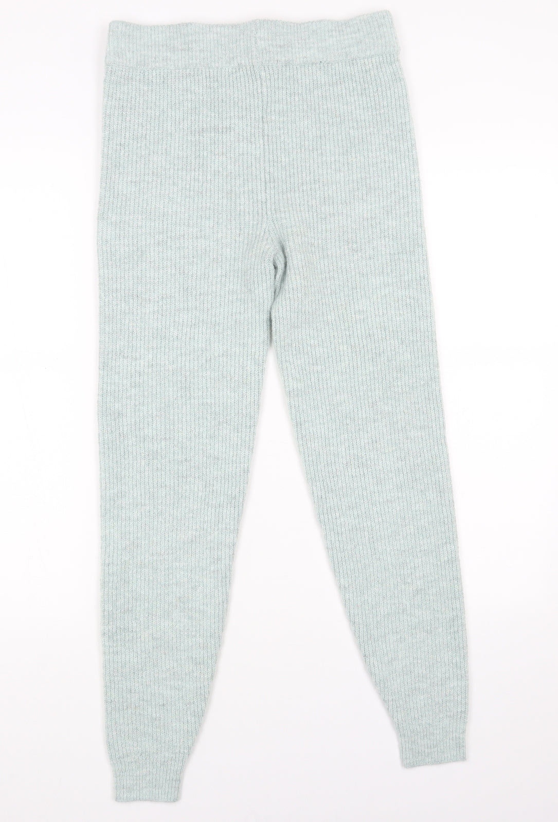 TU Womens Grey Acrylic Jogger Trousers Size M L28 in Regular