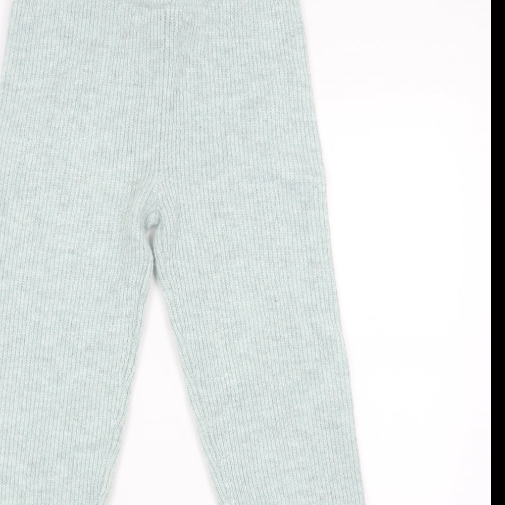 TU Womens Grey Acrylic Jogger Trousers Size M L28 in Regular