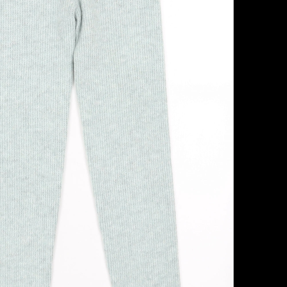 TU Womens Grey Acrylic Jogger Trousers Size M L28 in Regular
