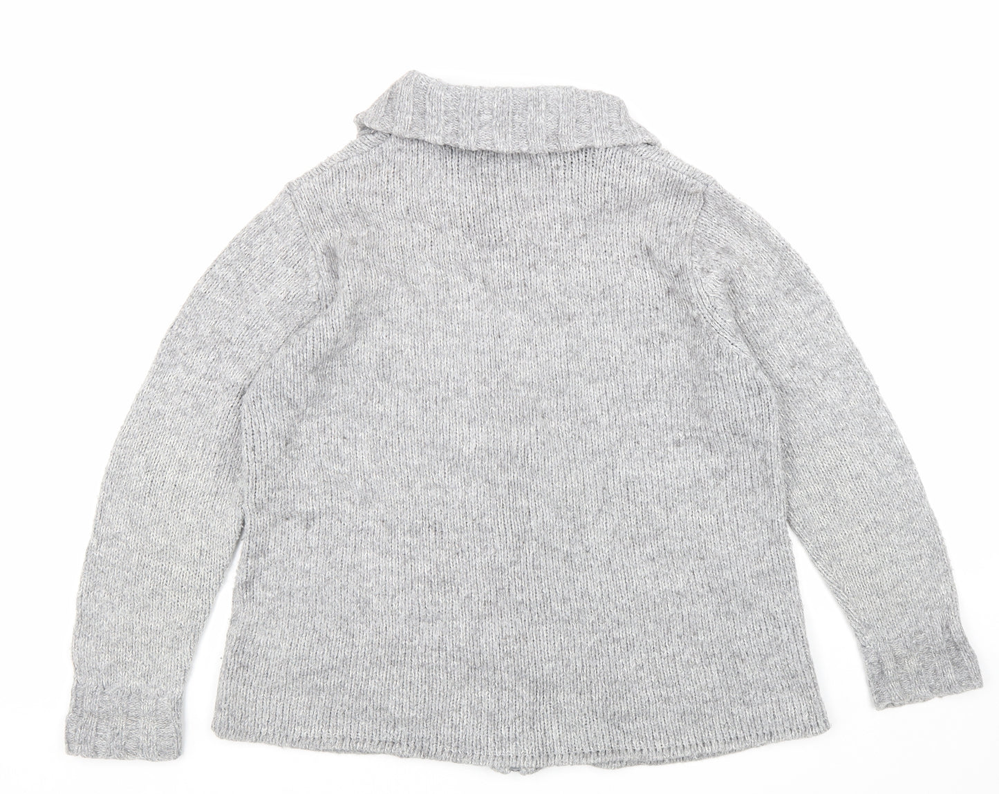 Marks and Spencer Womens Grey Jacket Size 18 Zip