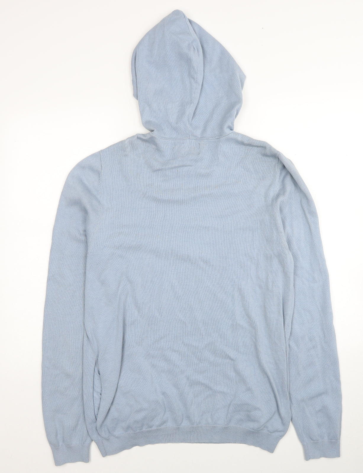 ASOS Mens Blue Round Neck Cotton Pullover Jumper Size L