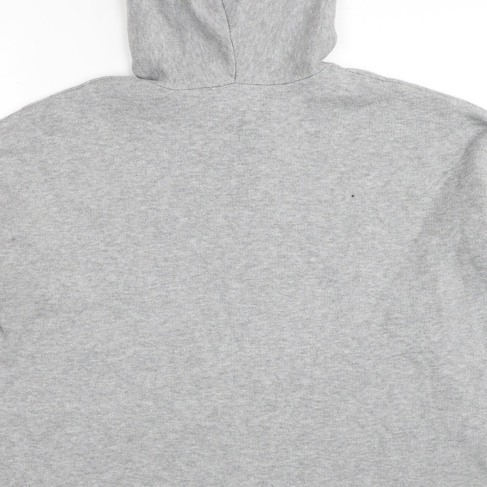 Primark Womens Grey Polyester Pullover Hoodie Size 12 Pullover - Size 12-14