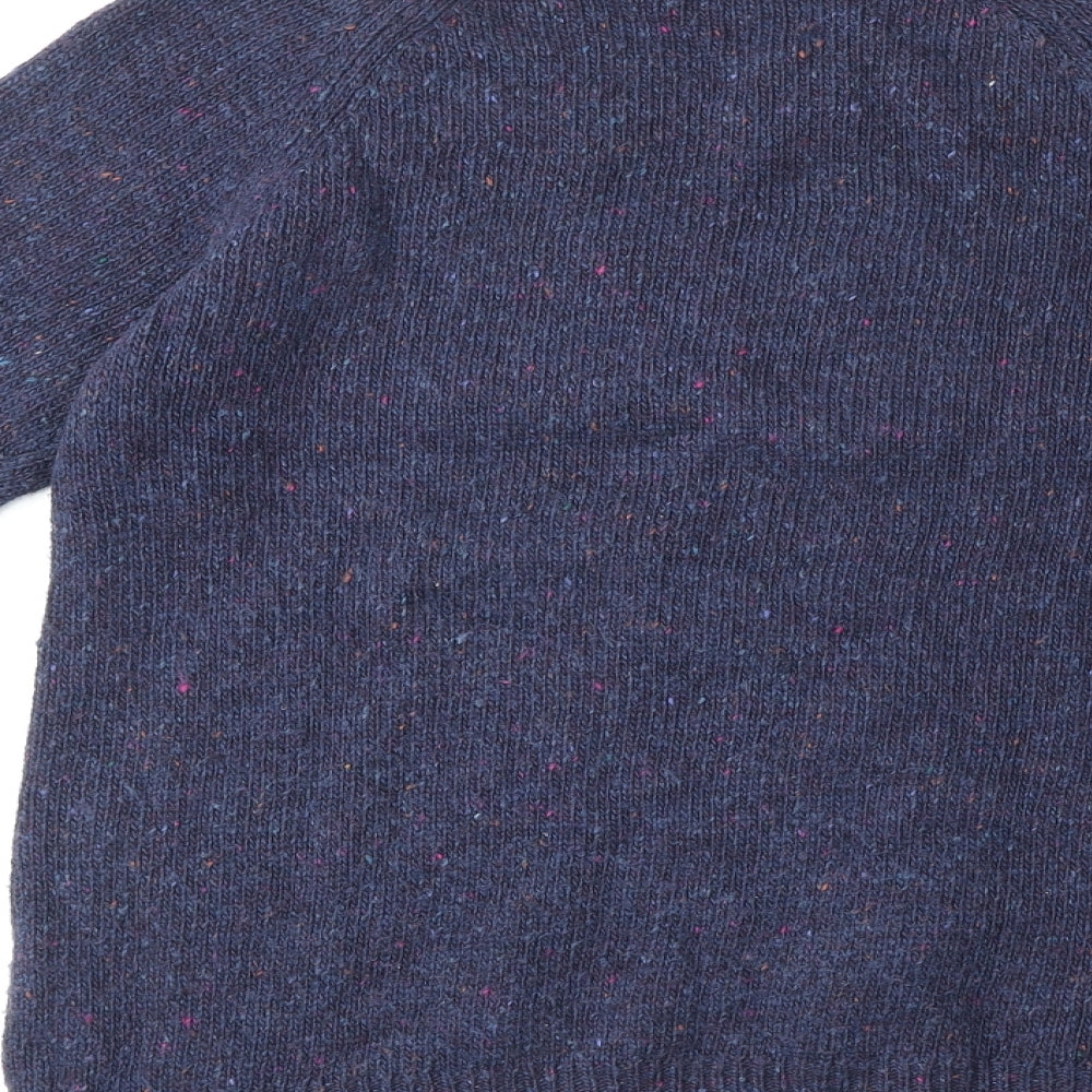 TU Womens Blue Scoop Neck Acrylic Pullover Jumper Size 12 - Ducks