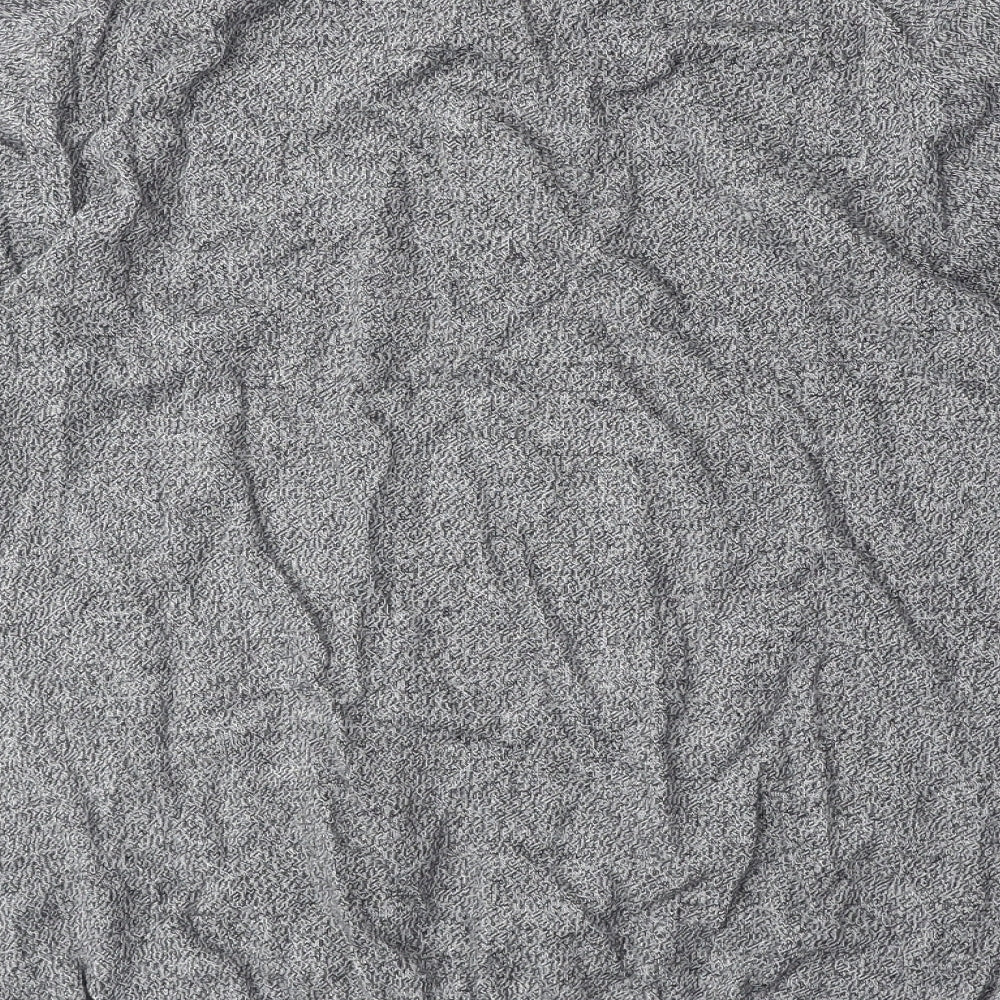 Reiss Mens Grey Collared Acrylic Pullover Jumper Size L - Polo