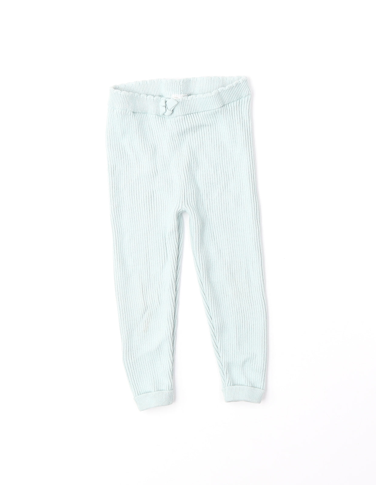 George Girls Blue 100% Cotton Jogger Trousers Size 2-3 Years Regular