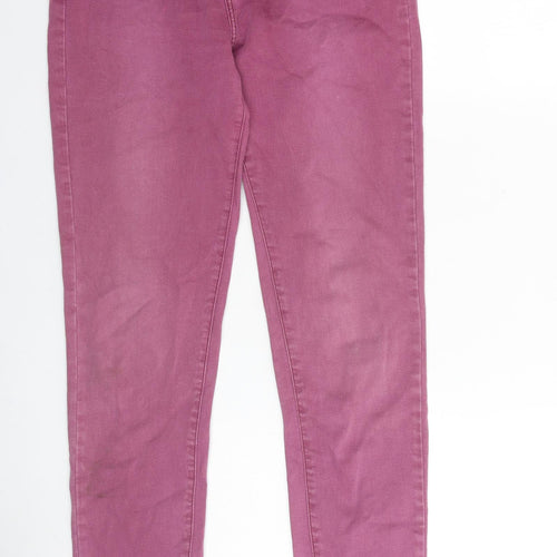 Toxik3 Womens Purple Cotton Skinny Jeans Size 30 in L31 in Regular Zip