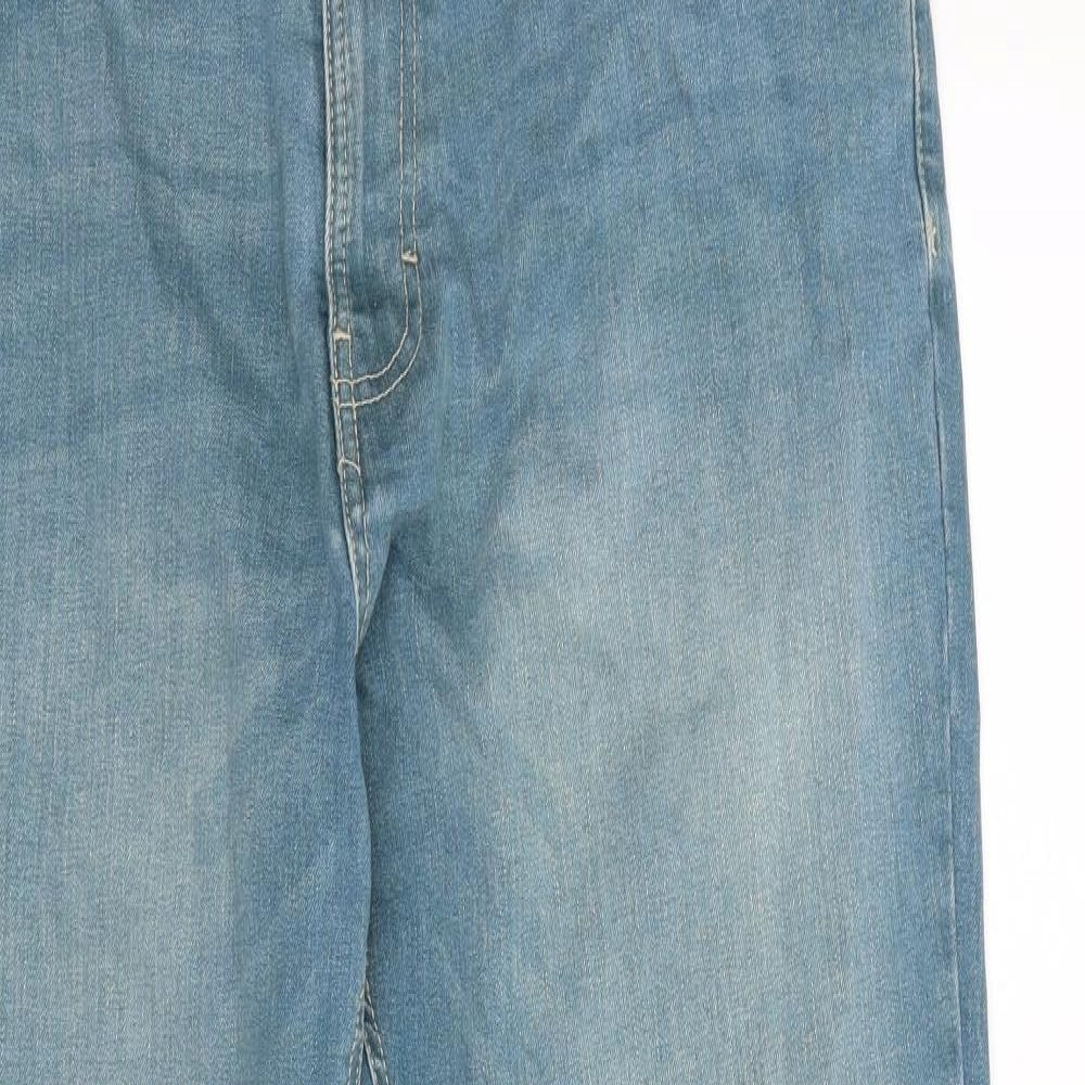 NEXT Mens Blue Cotton Skinny Jeans Size 38 in L33 in Regular Zip