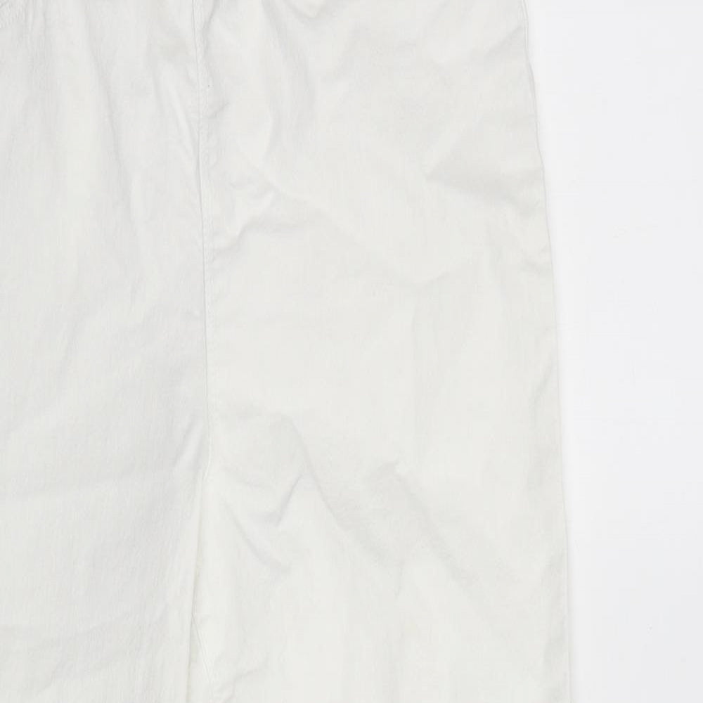Matalan Womens White Cotton Jegging Jeans Size 12 L27 in Regular