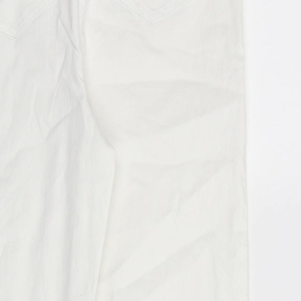 Matalan Womens White Cotton Jegging Jeans Size 12 L27 in Regular