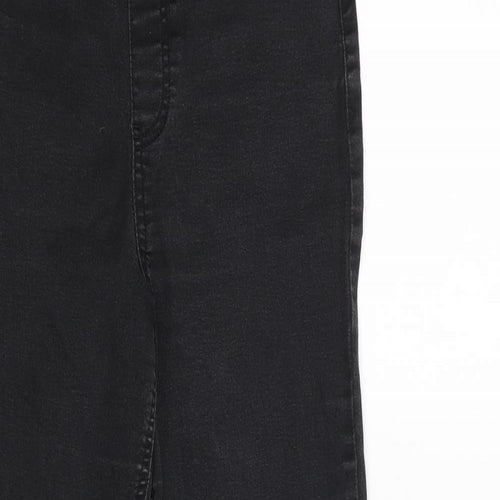 F&F Womens Black Cotton Skinny Jeans Size 10 L29 in Regular