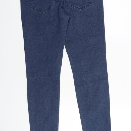 FOREVER 21 Womens Blue Cotton Blend Skinny Jeans Size 27 in L29 in Regular Zip