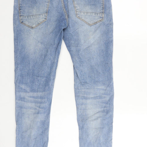 Connor Womens Blue Cotton Skinny Jeans Size 32 in L29 in Regular Zip
