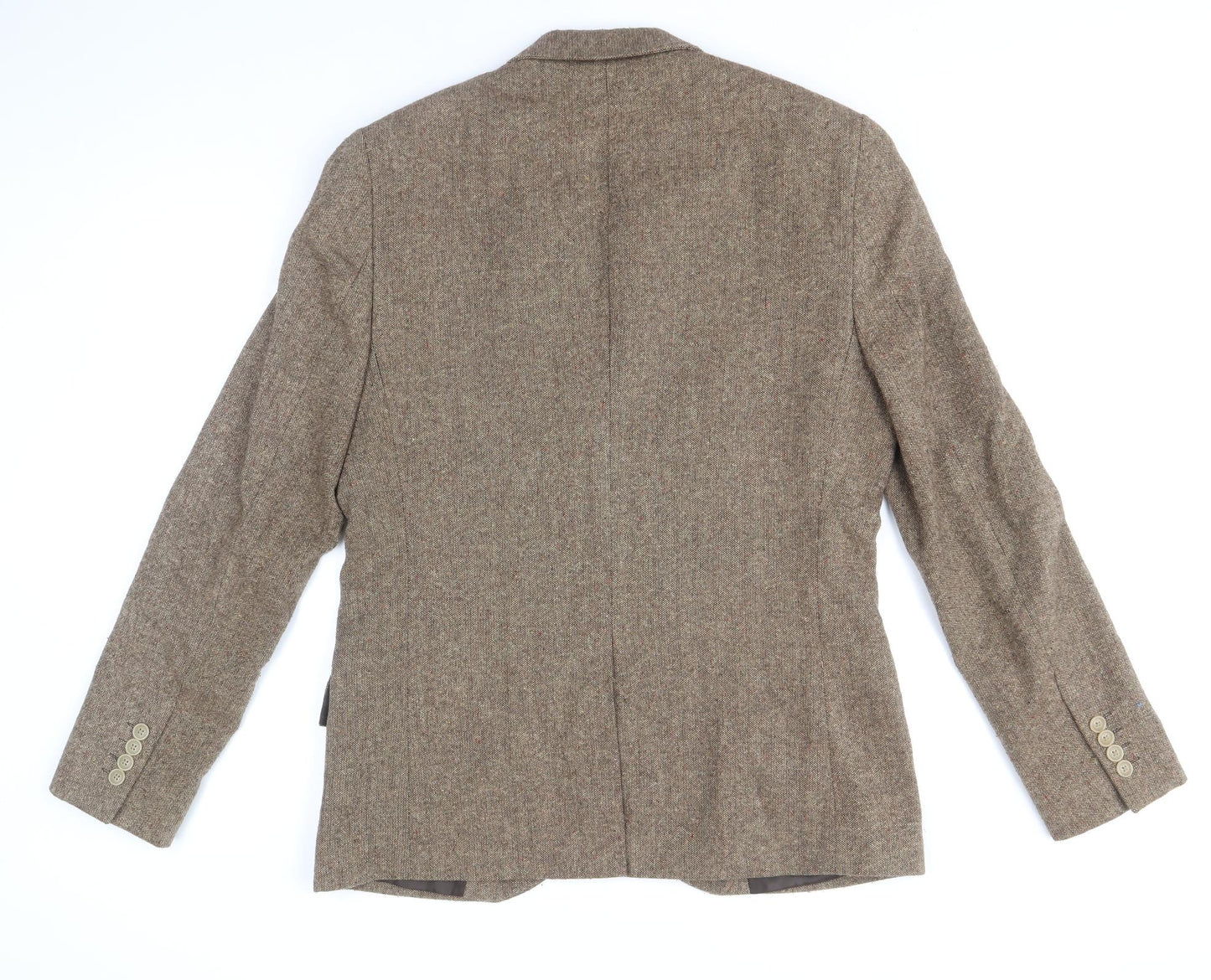 Topman Mens Brown Polyester Jacket Blazer Size 40