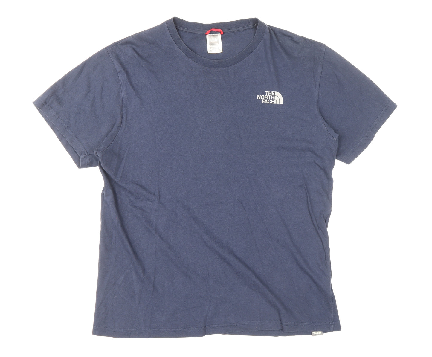 The North Face Mens Blue Cotton T-Shirt Size M Round Neck