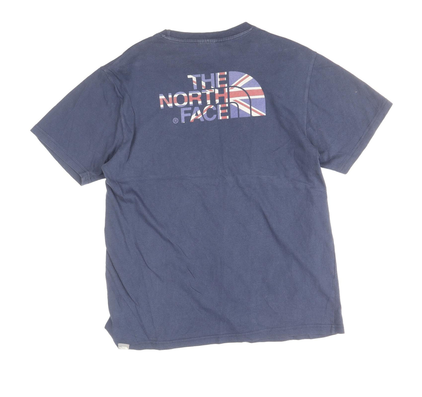 The North Face Mens Blue Cotton T-Shirt Size M Round Neck