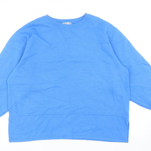 REP Classics Womens Blue Polyacrylate Fibre Pullover Sweatshirt Size 16 Pullover