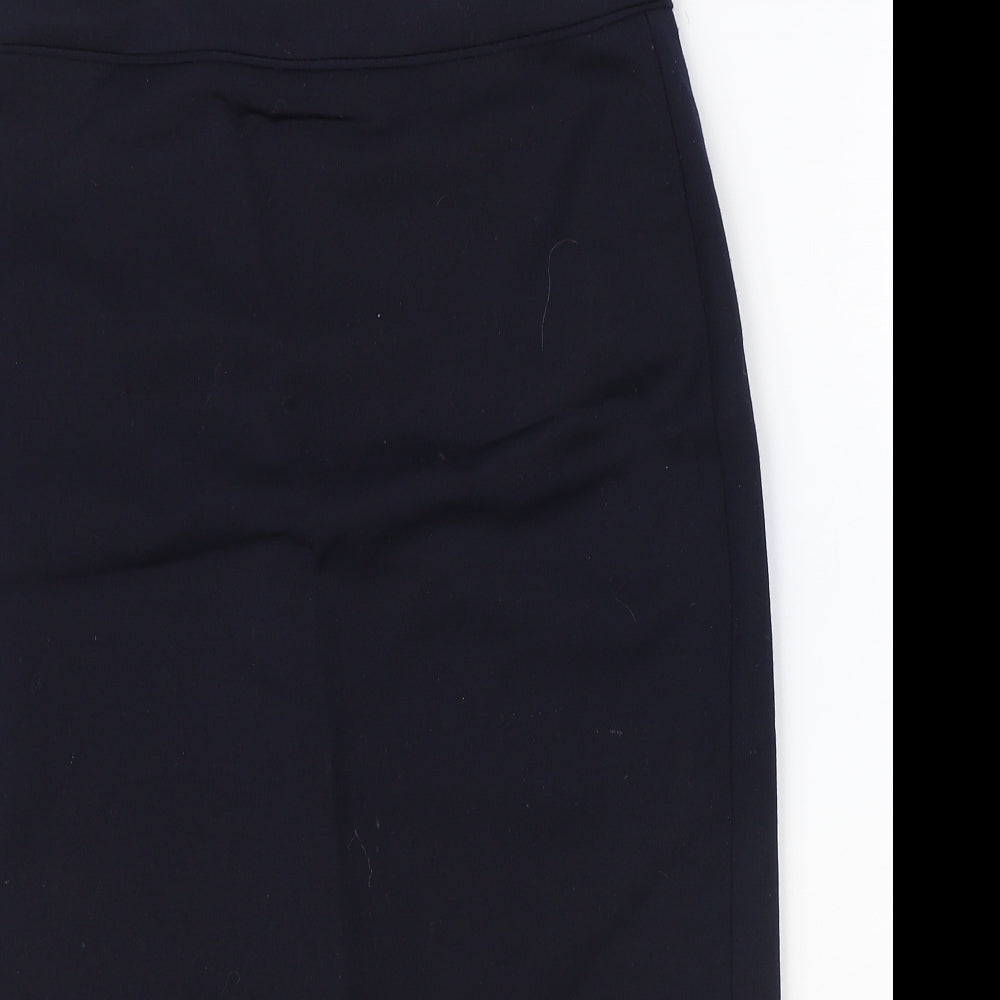 Planet Womens Blue Polyester Straight & Pencil Skirt Size 34 in Zip
