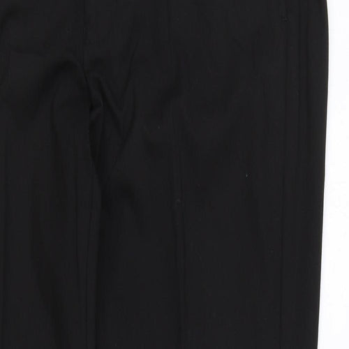 Burton Mens Black Polyester Dress Pants Trousers Size 32 in Regular Zip