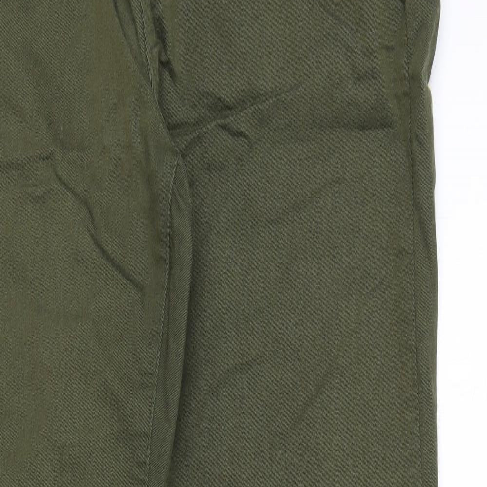 Dorothy Perkins Womens Green Cotton Skinny Jeans Size 14 Regular