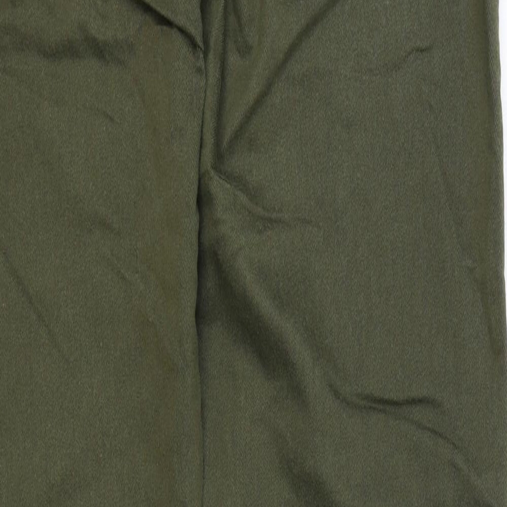 Dorothy Perkins Womens Green Cotton Skinny Jeans Size 14 Regular