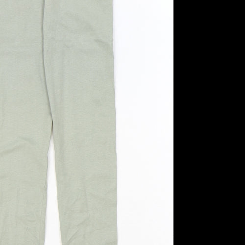TU Girls Green Cotton Jogger Trousers Size 9 Months Regular - Leggings