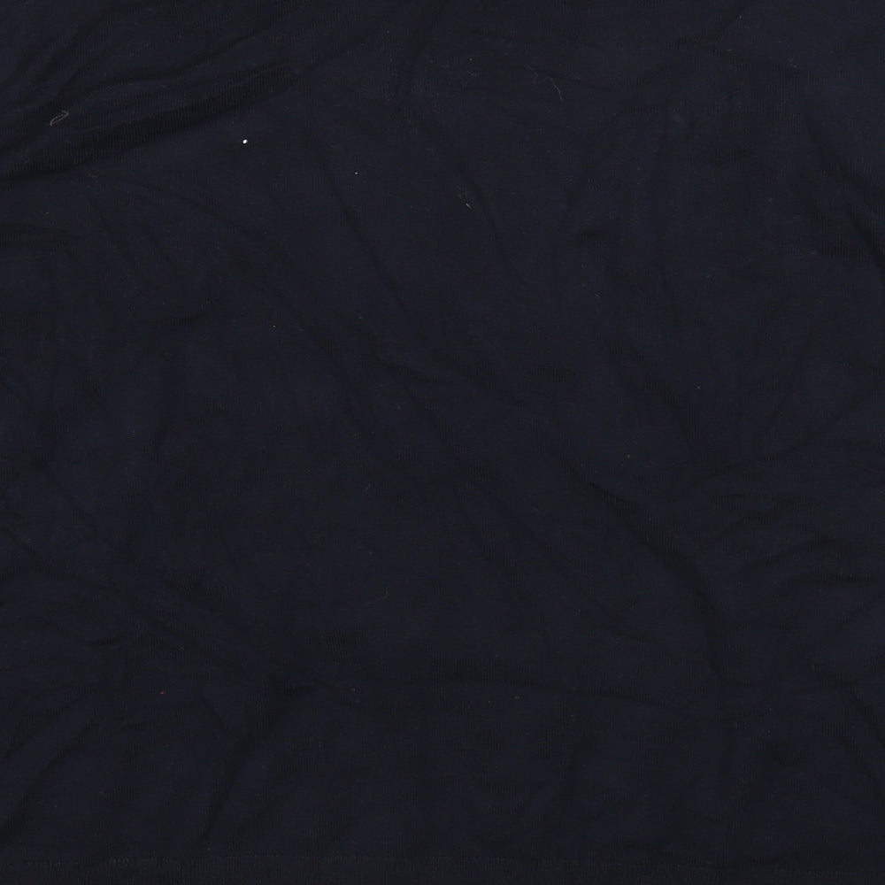 Monsoon Womens Blue Boat Neck Viscose Pullover Jumper Size XL - Star